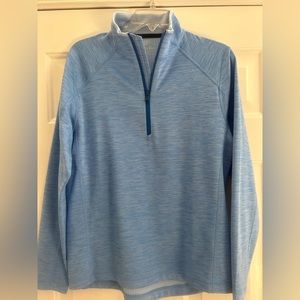 Vineyard Vines Light Blue Quarter Zip (Dri-Fit Material)